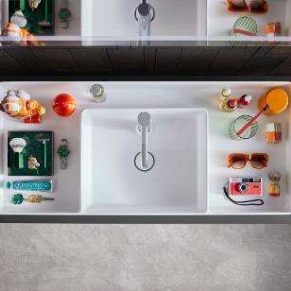 Duravit White High Gloss Bento Starck Box Wash Basin